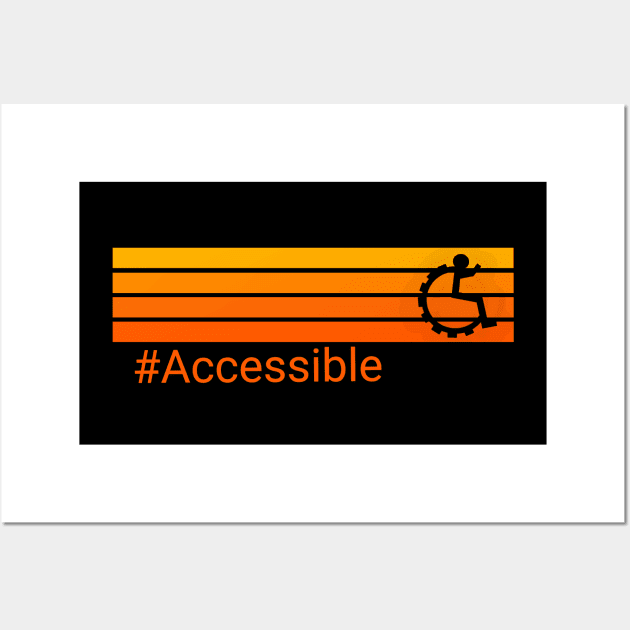 Accessible main design Wall Art by #Accessible